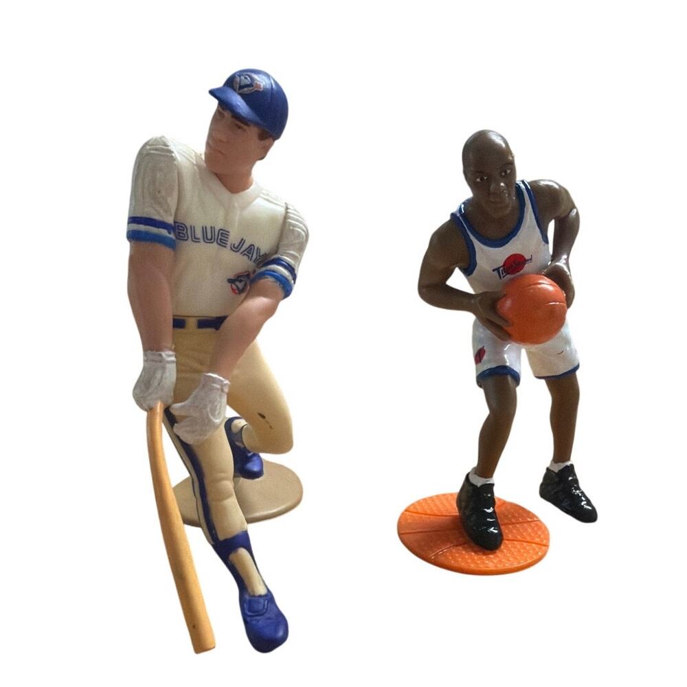 Vintage Sport Figure Blue Jay Olerud Baseball Space Jam Michael Jordan 1994 1996